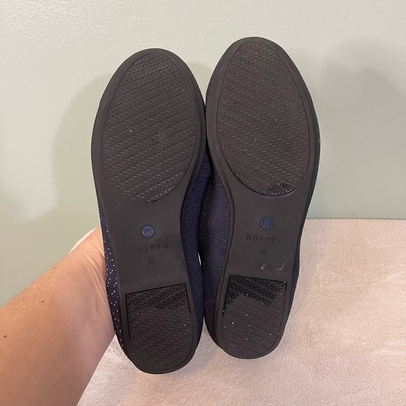 ROTHYS Leo Zodiac Womens Blue Silver Knit Limited Edition Astrology Loafers 10 - Picture 8 of 8